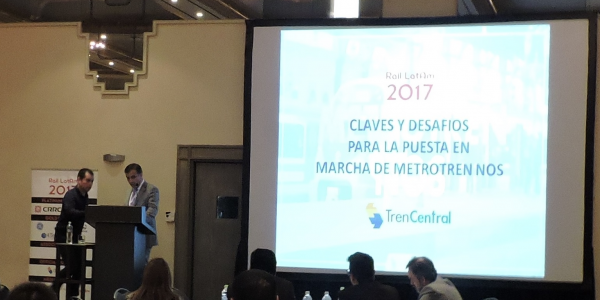 Tren Central realizó exposición en Seminario Rail LatAm 2017.