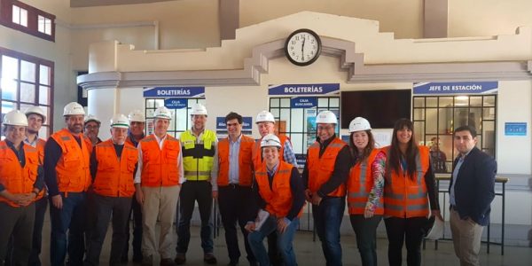 Ejecutivos de EFE recorren el corredor Alameda – Chillán para definir características del nuevo servicio