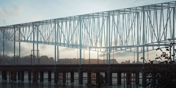 EFE presentó el diseño arquitectónico del nuevo puente ferroviario Biobío