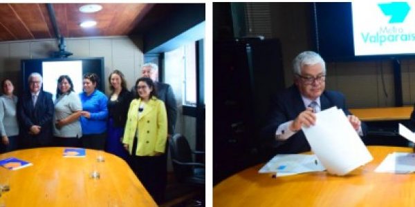 Metro Valparaíso y Ministerio de la Mujer y la Equidad de Género firman convenio para promover inserción laboral femenina y equidad de género