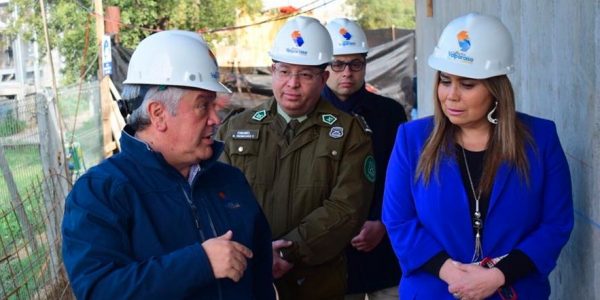 Nuevo centro de monitoreo de seguridad de Metro Valparaíso cuenta con 70% de avance