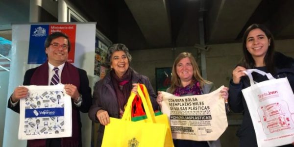 Metro Valparaíso se suma a la campaña «CHAO BOLSAS PLÁSTICAS”