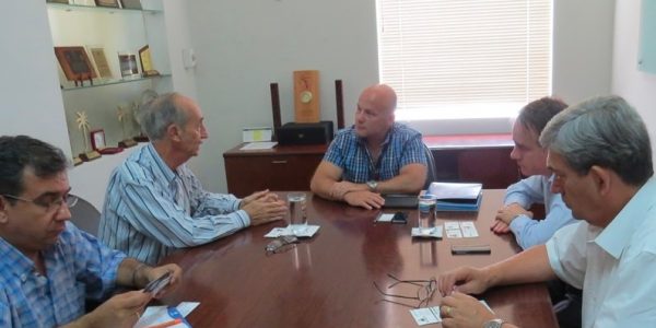 Vicepresidente del Ferrocarril Arica La Paz se reunió con empresarios bolivianos