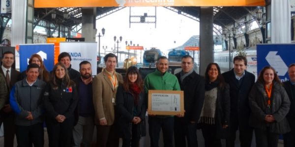 Tren Central recibió certificación de SENDA por su Política de alcohol, drogas y tabaco