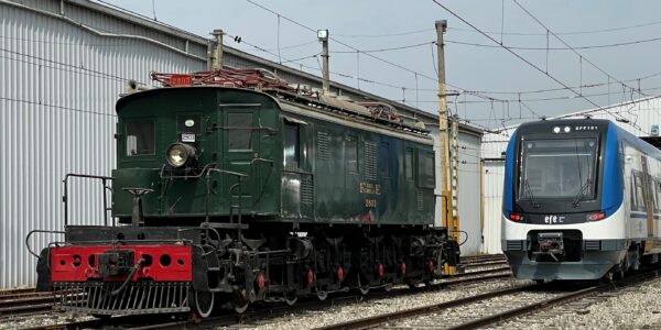 EFE celebra Día de los Patrimonios con 100 años de electromovilidad ferroviaria en Estación Central y actividades en Valparaíso, Talca y Lota