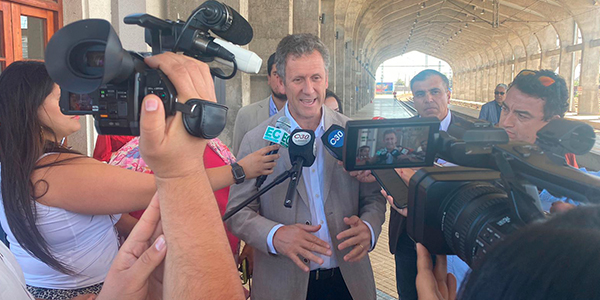 Ministro de Transporte, Seremi de MTT Maule y EFE anuncian reapertura de nueva estación y entregan detalles del proyecto corredor Chillán Alameda