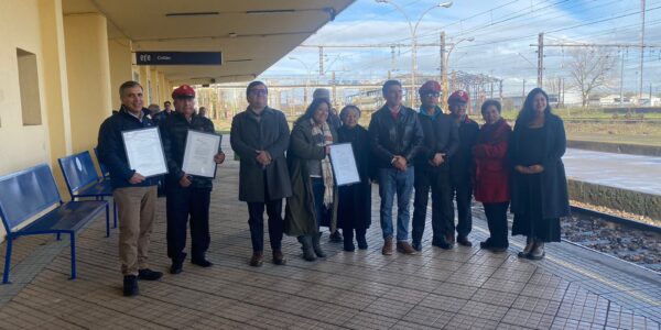 Municipio de Chillán entrega reconocimiento a EFE por contribución al patrimonio