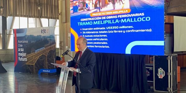 EFE lanza la licitación más grande en su historia para la construcción del tren Melipilla-Santiago