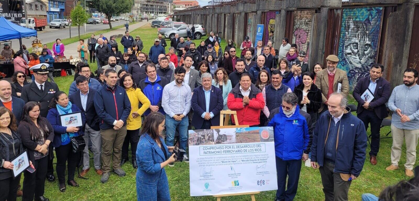 EFE suscribe usufructos con Gobierno Regional de Los Ríos y Municipalidad de Valdivia para el desarrollo de emblemáticos proyectos