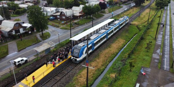 Padre Las Casas cuenta con nuevo servicio ferroviario que conecta en sólo 6 minutos con Temuco