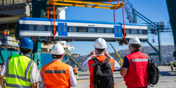 Nuevos trenes para el servicio Rancagua – Santiago ya se encuentran en el país e inician su desembarco