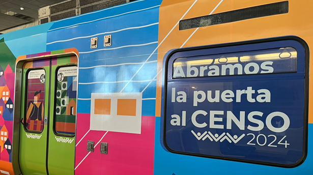 Tren del Censo ya recorre las vías de EFE Valparaíso