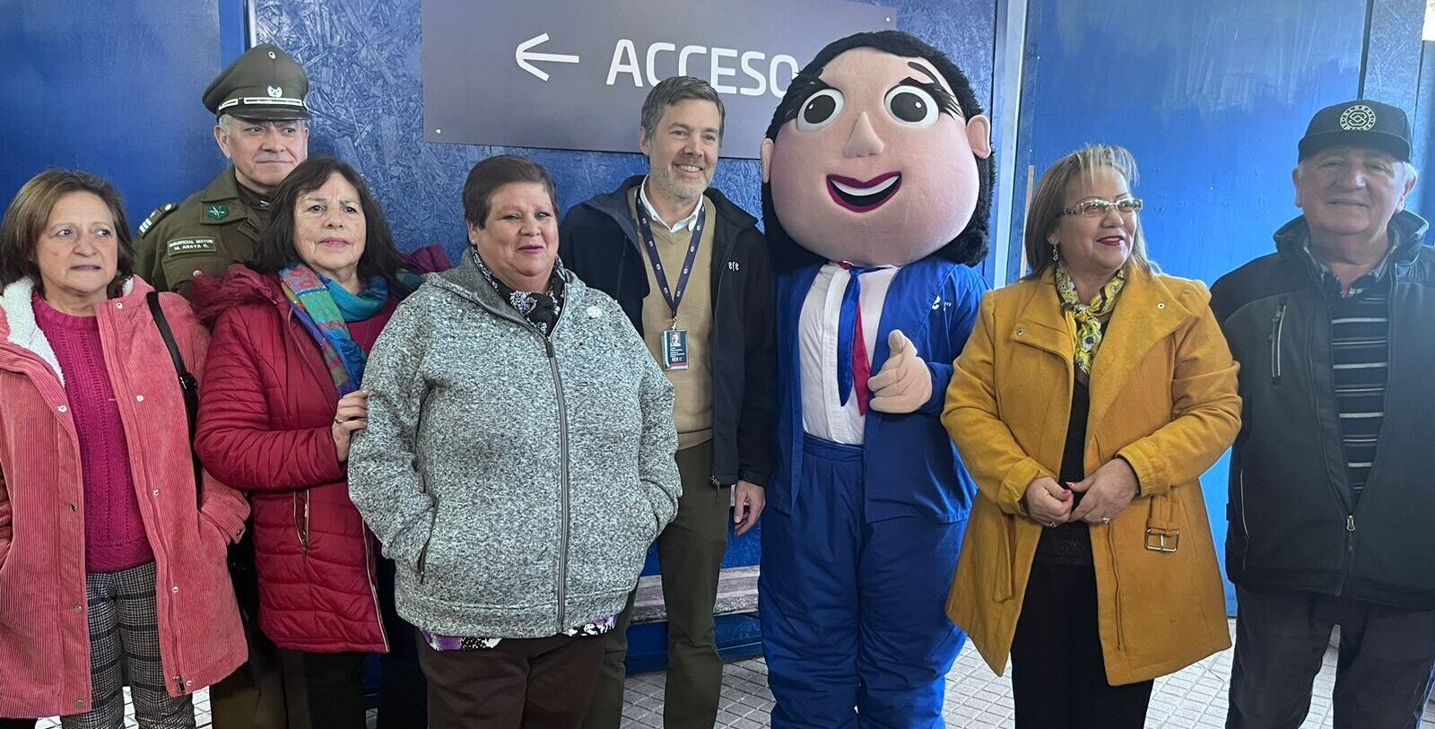 Con viaje demostrativo EFE da a conocer a comunidades del Maule servicio Curicó- Talca- Linares