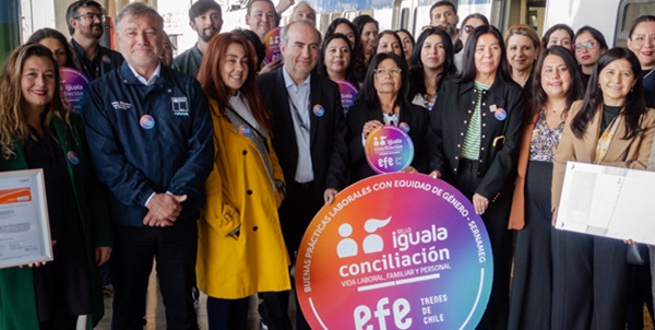EFE Valparaíso recibe el Sello Iguala por implementación de sistema de gestión de Igualdad de Género y Conciliación